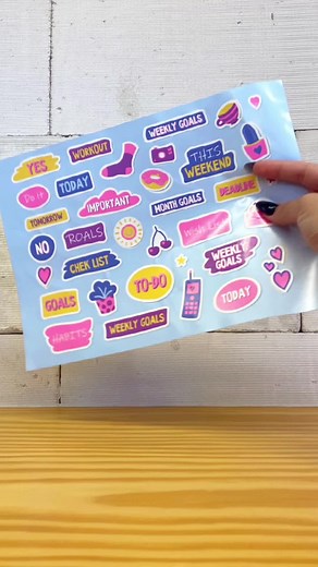 Cartela de Adesivos Personalizada - Lançamento Printi