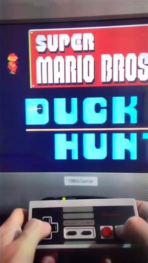 Nintendo Entertainment System Super Mario Bros. / Duck Hunt Nes Controller And Nes Gun Controller?