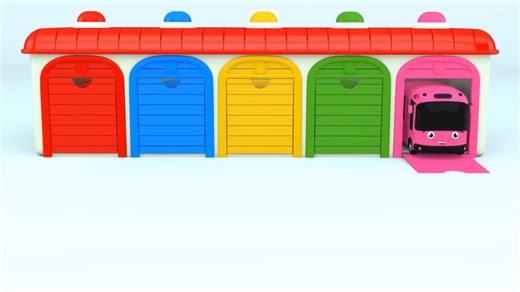 Colors for Children with Color Bus Toy - Colours for Kids