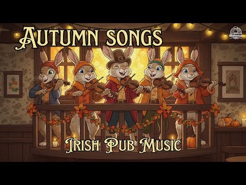 Epic Autumn Irish Pub Songs Playlist 2025, Traditional Celtic Folk Music & Cozy Drinking Fall Tavern