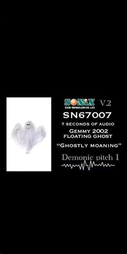 Gemmy 2002 floating ghost program data glitch direct audio. Sonix SN67007 #gemmy #glitches