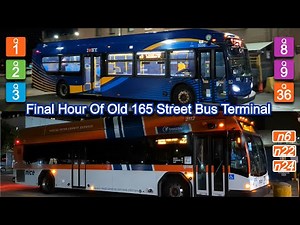 NYCT, NICE & MTA Bus: Final Hour @ Old 165 Street Terminal (n6, n22, n24, Q1, Q2, Q3, Q8, Q9, Q36)