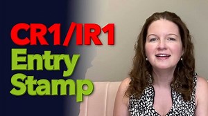 CR1/ IR1 Entry Stamp - Immigration for Couples