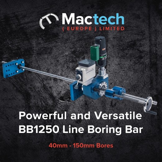 BB1250 Line Boring Bar 40mm / 150 MM Bores Power. Precision....