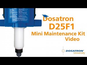 Dosatron D25F1 Mini Maintenance Kit Video