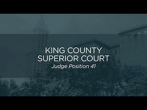 Candidate for King County Superior Court, Judge Position 41