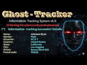Track Anyone Online with Kali Linux in Seconds! | Ghost Track OSINT Tool DEMO