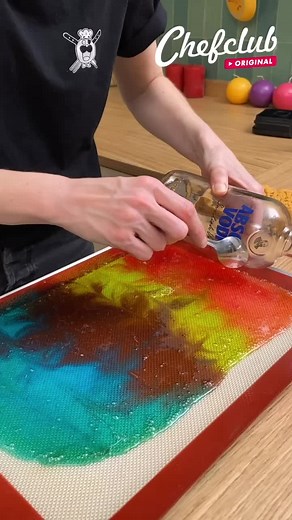 Colorful Vodka Rainbow Smoothie Recipe