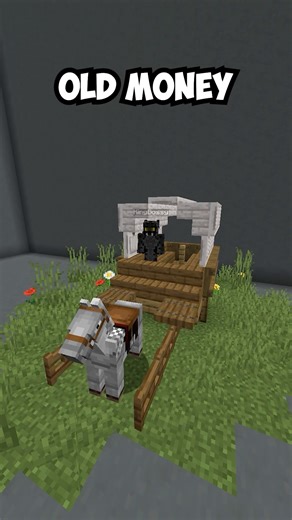 Medieval Cart Realistic Design #minecraft