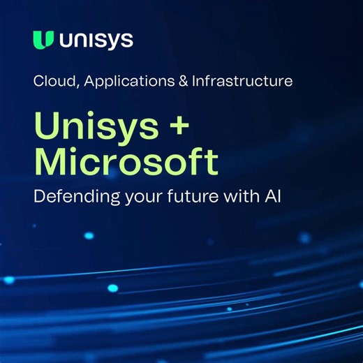 Your security team can't monitor everything, everywhere, all the time. Unisys and Microsoft have partnered to deliver managed detection and response that works at speed, offering continuous monitoring, automated threat detection and response, and rapid response protecting your entire attack surface while you focus on growth. Learn more: https://ow.ly/Hrbi50X3NmW | Unisys