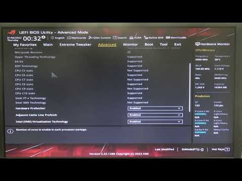 How to Manage Adjacent Cache Line Prefetch on Asus ROG Maximus Motherboards