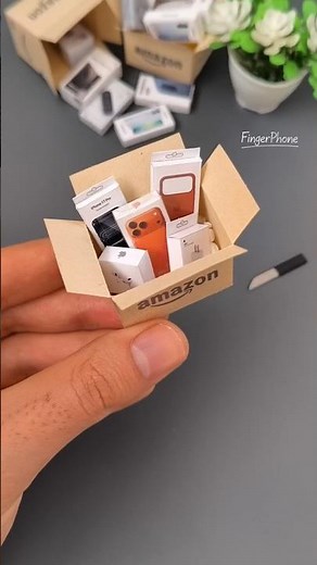 unboxing pack iPhone 17 Pro Max cosmic orange Mini Phone