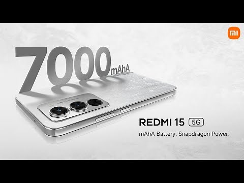 Redmi 15 5G Launch | #PowerRevolution with 7000mAhA Battery and Snapdragon Power