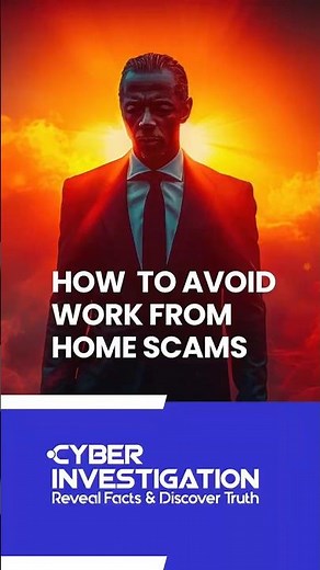 How to Avoid Work-From-Home Scams