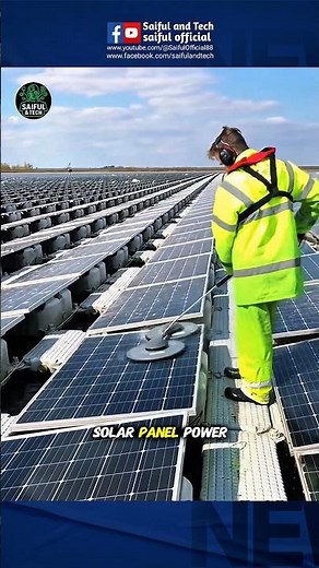 Solar Panels Lose 50% Power Without Cleaning? Here’s the Shocking Truth! #trending