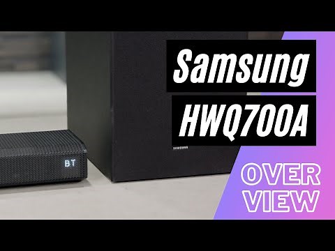 Samsung Soundbar HWQ700A Overview With Sound Demo