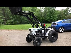 Bolens G154 Tractor With High Lift Loader. Back To Life!