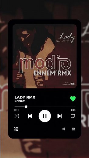 MODJO - LADY (ENNEM REMIX)