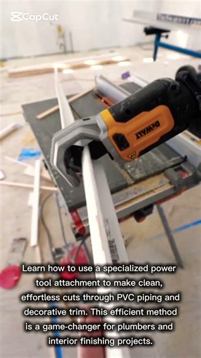 Cutting PVC and Trim with Power Tools