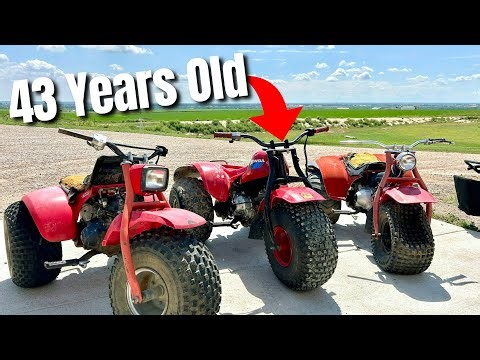 I Bought an Abandoned 1982 Honda ATC 110 3 Wheeler | Can We Get it Running?