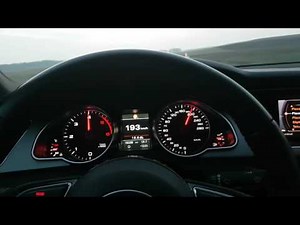 Audi A5 multitronic 2014 acceleration 0 - 195 km/h