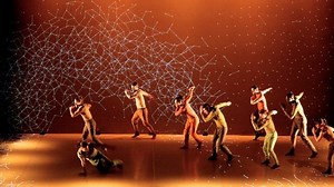 A Mesmerizing Pixel-Littered Performance Blends Technology and Dance