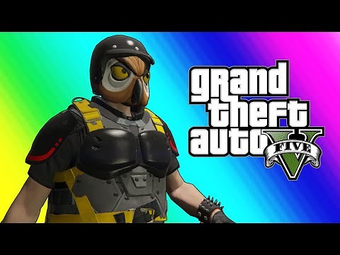 GTA5 Online Funny Moments: Doomsday Heists - Saving the World & Flying Delorean Car!