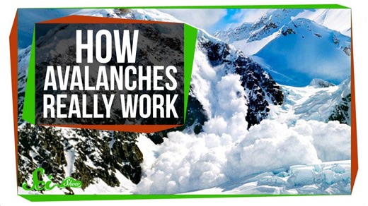 Why real avalanches aren't like cartoons