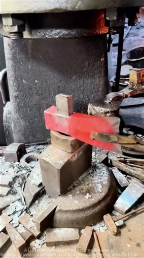 Hot Metal Processing: Full Process of Steam Hammer Forging a Metal Block!