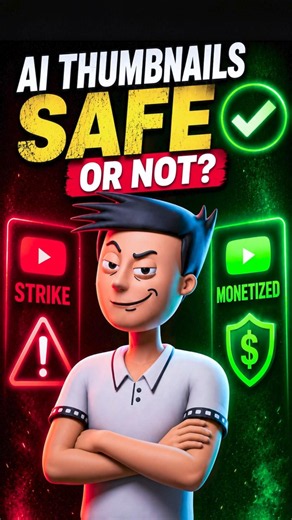 Can AI Thumbnails Get You Demonetized? 🤔