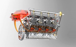 V8发动机—Solidworks建模