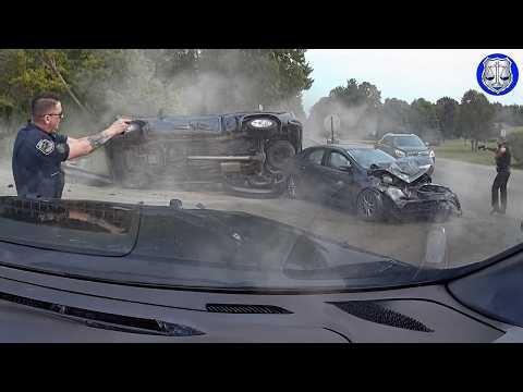 Craziest Police Chase Moments Wild PIT Maneuvers and High-Speed Crashes#30