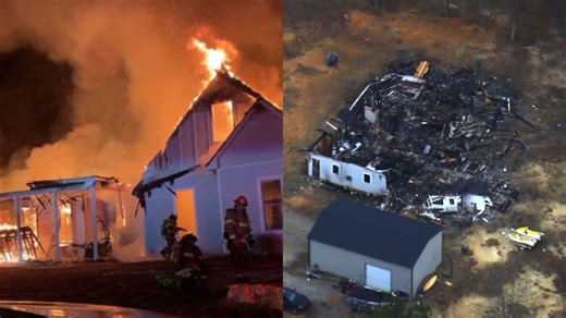 Georgia family went out looking at Christmas lights. When they came back, their home was gone.