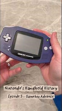 Nintendo Gameboy advance #nintendo #retro #retrogaming #gaming #nostalgia #gameboyadvance