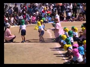 2014年(平成26年）藤枝東幼稚園運動会 年長リレー