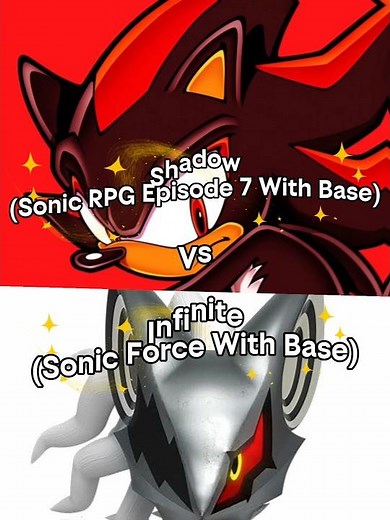 Shadow Vs Infinite.#Shadow #Infinite #Sonic #SonicRPG #SonicForces #EpicBattle #SonicBattle #RPG