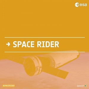 Up for a reusable space transport system? ⠀ Enter Space Rider #RocketWeek #Space19plus | ESA - European Space Agency