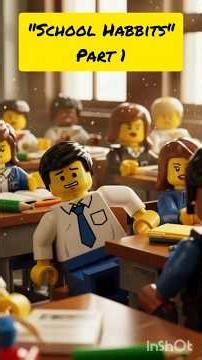 Funny School Habits in Class 😂 | Relatable LEGO Animation Shorts