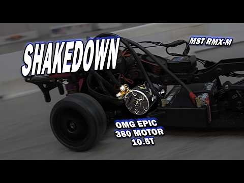 I Shakedown The OMG Epic 380 Brushless Sensored Motor Using The MST RMX-M And It Works Great!