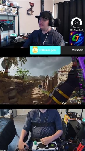 Thanks for letting me clip farm you @PettyTeddi23 😂🫶 #disability #callofduty #fyp #streamer #bgthechairguyy