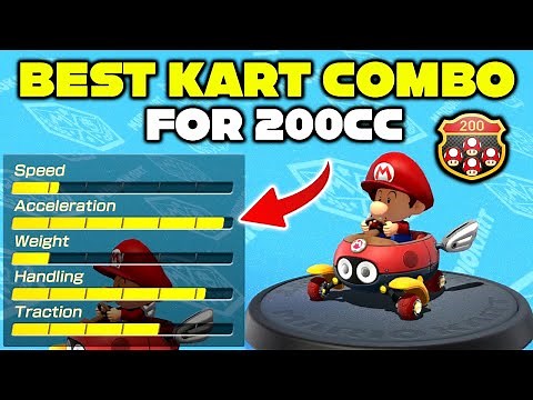 The BEST Kart Setup for 200CC - Mario Kart 8 Deluxe