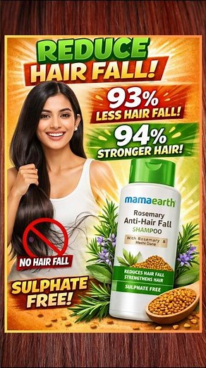 Mamaearth Rosemary Shampoo Review 🌿 | Hair Fall Control or Not?