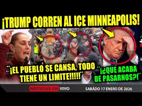 SÁBADAZO! TRUMP HOY CORREN A SEGUIDOR DEL ICE EN MINNESOTA ¡ESTO SE SALIÓ DE CONTROL! GROELANDIA