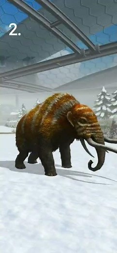 WOOLY MAMMOTH MAX ATTACK !! in Jurassic World The Game