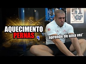 Aquecimento específico para treino de pernas