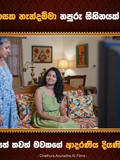 "නැන්දම්මා " AI Short Film 📷 48 වෙනි AI Short Video එක 😁 Google Flow...
