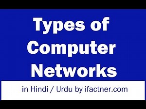 Types of Networks in Computer Networking Tutorial Hindi Urdu 2