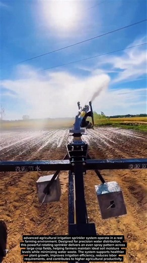 Amazing Smart Irrigation Sprinkler System in Action! 🚜💦 Precision Farming Technology