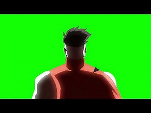 Omni-Man Looking at a Black Hole meme - Invincible - Green Screen