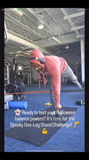 👻 Hey FitFam! 🧡 This Halloween, we’re adding a little BOO to our balance with the Halloween Stability Challenge! Here’s how to join in: 1️⃣ Stand tall on one leg — arms out like a spooky ghost 👻 2️⃣ Hold for as long as you can (no broomstick support! 🧙‍♀️) 3️⃣ Switch legs and tag your FitFam to beat your time ⏱️ 🎯 Why join? Because stability training improves balance, strengthens your core, and protects your joints — plus, it’s ridiculously fun to do in costume! 😂 🕸️ Drop your time in the